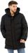 Superdry City Chevron Gewatteerde Parka Heren Zwart