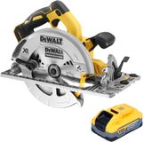 DeWalt DCS 572 N accucirkelzaag 18 V 184 mm borstelloos + 1x Powerstack accu 5.0 Ah