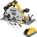 DeWalt DCS 572 N accucirkelzaag 18 V 184 mm borstelloos + 1x Powerstack accu 5.0 Ah