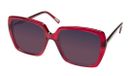 Frank-and-lucie FL32619 Sunday Eyedentity Volwassen Rood Rechthoekig Acetaat Unisex Zonnebril
