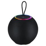 Umbro Enceinte Bluetooth, enceinte sans fil et portable, mini, avec lumière, 20 x 20 x 18 cm, noir