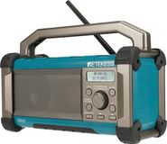 Retekess TR637 Radio de chantier avec Bluetooth, FM/AM, pile 5000 mAh, IP54 poussière et étanche