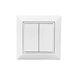 Thinq by Interlight Thinq interrupteur mural sans fil EWSDB 2 boutons 4 fonctions