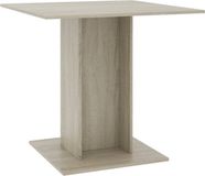 vidaXL Eettafel 80x80x75 cm Spaanplaat Sonoma Eikenkleurig