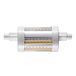 SLV LED QT-DE12 R7s E 9W 3000K 1050lm Grijs