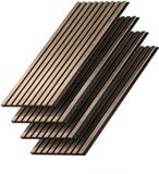 Vicco Akoestisch paneel Sonoa, Walnoot, 4 stuks