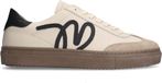 Manfield - Dames - Beige suède lage sneakers - Maat 41