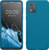 kwmobile telefoonhoesje geschikt voor Motorola Moto E13 - Back cover in Caribisch blauw