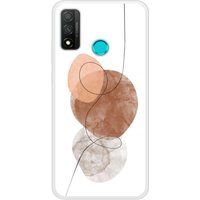 P Smart 2020 One line bruin Beschermende siliconen case