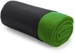 Merkloos / Sans marque Warme Polar Fleece deken/plaid - Set van 5x stuks - groen - 120 x 150 cm