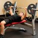 Disques de musculation olympiques, trou de 50 mm, 2 x 10 kg, avec anneau intérieur en acier, triple prise pour haltères et barres, noirs
