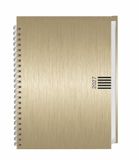 Wochen-Cheftimer Athesia Kalenderverlag GmbH Wochen-Cheftimer A5, Alu gold 2027