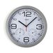 Versa Witte klok met thermometer en hygrometer