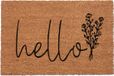 Merkloos Relaxdays Deurmat Kokos - Hello - 60 x 40 cm - Antislip