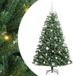 vidaXL Kunstmatige Hinged Kerstboom Groen 150 cm PVC en Metaal