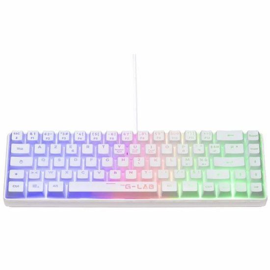 The G-Lab Bluetooth Keyboard Azerty French White