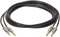 AmazonBasics Luidsprekerkabel, 16 AWG, vergulde banaanstekkers, 4 mm, CL2, 99,9% zuurstofvrij, 1,8 m, zwart
