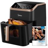 Midea Luchtfriteuse 7 l, 7 programma's, HeatXpress-technologie, 1800 W