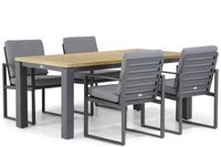 Santika Furniture Santika Zaga/Veneto 180 cm dining tuinset 5-delig