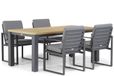 Santika Furniture Santika Zaga/Veneto 180 cm dining tuinset 5-delig