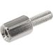 TRU COMPONENTS TRUD3X45A5MH Entretoises (l) 45 mm 10 mm 10 mm Laiton (nickelé) 1 pièce(s)