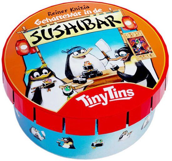 999 Games Tiny Tins: Geharrewar in de Sushibar - Dobbelspel