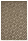 Mint Rugs Design viscose tapijt Danton in reliëf-look bruin, 80x250 cm