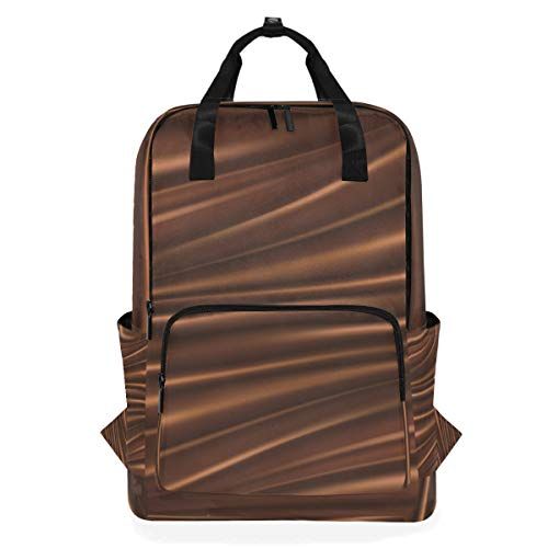 MONTOJ Reizen Rugzak Heerlijke Romige Zijde Chocolade School Rugzak