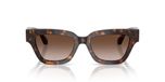 Giorgio Armani AR 8246U Lunettes de Soleil Femme Havane Carrées Marron 50mm