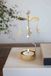 Pluto Design Bougie chauffe-plat rotatif étoiles dorées