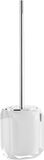 Gedy Chanelle wc-borstel, hars, wit, 8,6 x 10,6 x 45,7