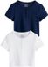 Next - Meisjes - Set van 2 ajourgebreide tops met knoop aan de voorkant - Blauw