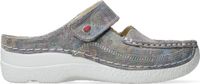 Wolky Roll Slipper taupe flower
