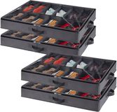 Famanu 4 Opbergdozen voor Schoenen Onder Het Bed