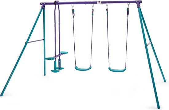 Plum schommelset Jupiter - Turquoise - Metaal - 3-10 jaar