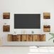Prolenta Maison Exclusive Ensemble de meubles TV exclusif - 7 pièces, dimensions 60 x 30 x 30 cm, en bois de récupération