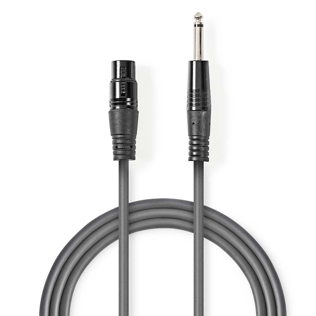 Nedis COTG15120GY100 - Audio kabel - 10 m - Antraciet