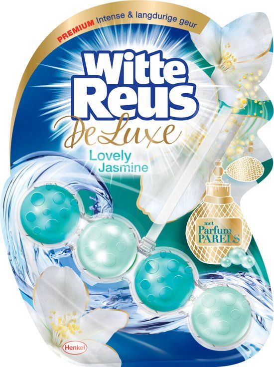 Witte Reus Toiletblok DeLuxe Lovely Jasmine - 50g