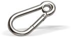Pike N Bass Inox Guide-mousqueton 10 mm Argent