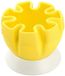 Fackelmann 42646 Citruspers Silicone Wit, Geel