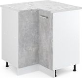 Vicco R-Line Hoekkast – 75.6 cm, WB Marmer Beton