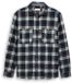 Tom Tailor - Comfort fit flanellen overhemd met ruitjesmotief - Maat S - navy multicolor check