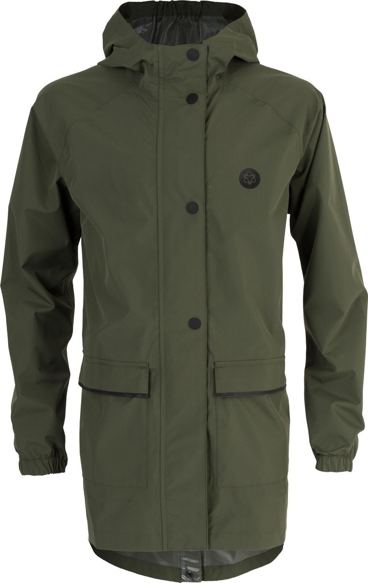 AGU Go Kids Parka Regenjas - Maat 116 - Groen