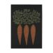 Ekelund Linneväveri Serviette de cuisine Morot 48x70 cm Noir-orange