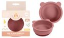 DORON & CHARLIE - Zuignapkom - Kindermaaltijd - 056760 - Roze - Siliconen - 350 ml - Magnetronbestendig - Wasmachine - Makkelijk schoon te maken - Babybord - Vanaf 4 maanden