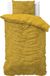 Sleeptime Velvet Touch - Dekbedovertrek - Eenpersoons - 140x200/220 + 1 kussensloop 60x70 - Goud