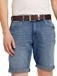 Tom Tailor - TTTOM leren riem met vierkante gesp - Maat 110 - brown uni