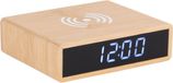 Karlsson Fat LED Réveil - Marron - Bois - Moderne - 8x10,6x3,1cm