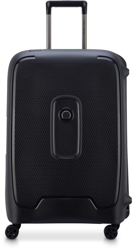 DELSEY Moncey 4 Wheel Trolley 70 black Harde Koffer Zwart
