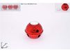 Due Esse Glocke Tea-Light, rood, 8,5 x 7 cm